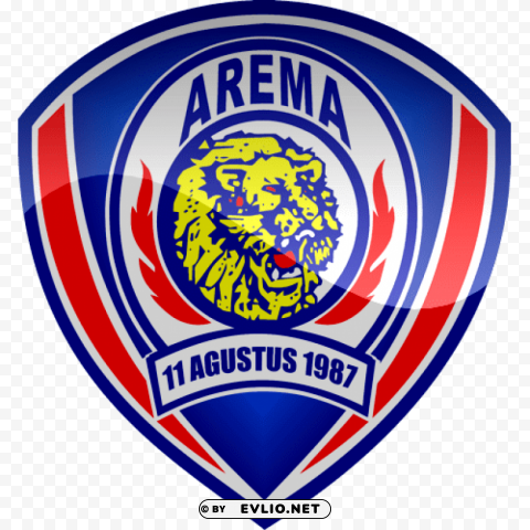 arema malang football logo Transparent PNG download