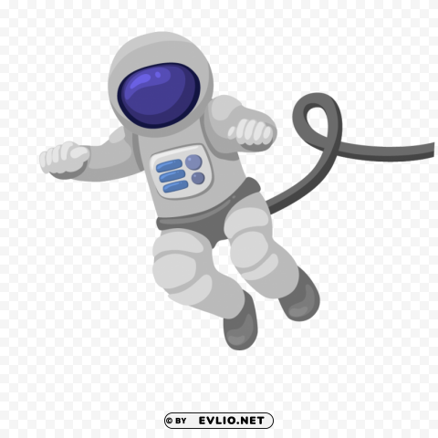 Astronauts Transparent Cutout PNG Isolated Element