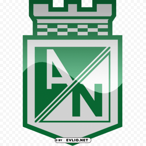 atlc3a9tico nacional football logo PNG images for editing