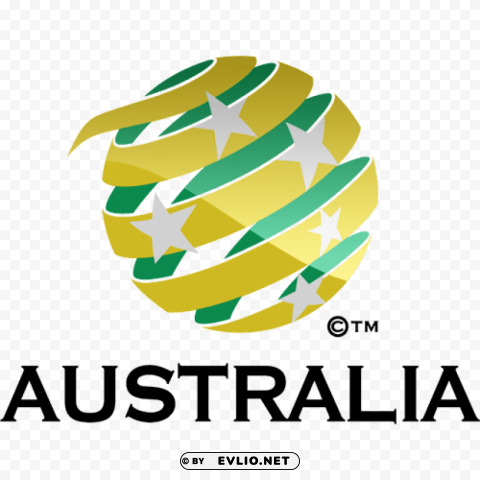 australia football logo Isolated Graphic with Transparent Background PNG