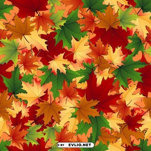 Autumn Leaves Isolated Item With Clear Background PNG