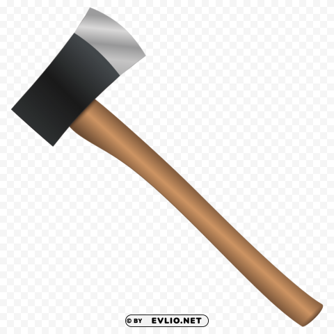 Axe Vector Transparent PNG Isolated Item with Detail