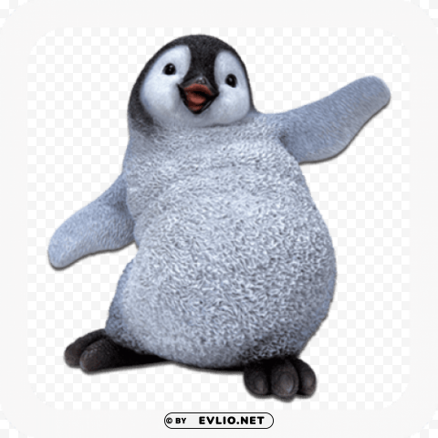 Baby Emperor Penguin PNG Pictures With No Backdrop Needed