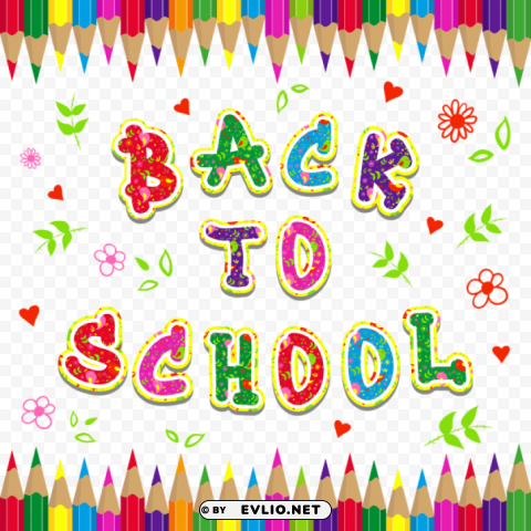 back to school colorfulpicture PNG for use clipart png photo - ea44a5f8