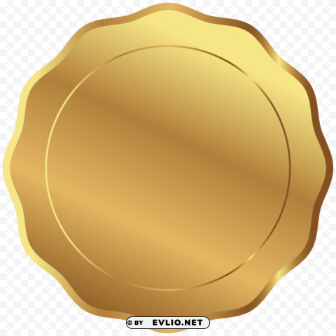 badge gold PNG images with transparent layering