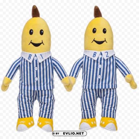 bananas in pyjamas b1 and b2 dolls Free PNG images with alpha channel set