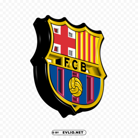 Barcelona logo PNG Illustration Isolated on Transparent Backdrop