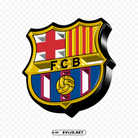 Barcelona logo PNG Image Isolated on Clear Backdrop