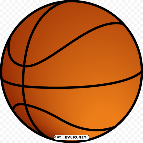 Basketball Isolated Graphic Element In Transparent PNG