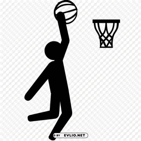 Basketball Dunk Isolated Object On HighQuality Transparent PNG