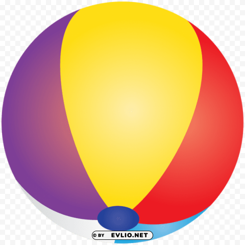 beach ball transparent PNG for blog use