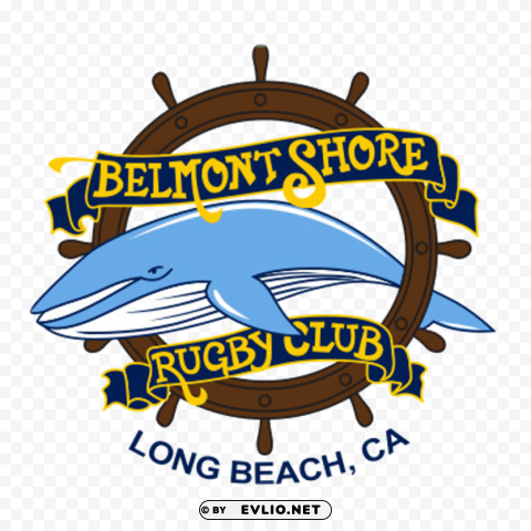 belmont shore rugby logo Transparent PNG Isolated Design Element