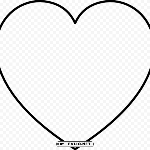 big heart outline HighResolution Isolated PNG Image PNG transparent with Clear Background ID 3bc91a37
