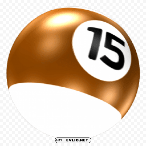 billiard ball 15 Free download PNG images with alpha channel
