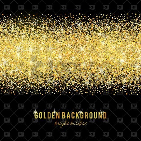 black and gold glitter texture PNG Image with Transparent Background Isolation