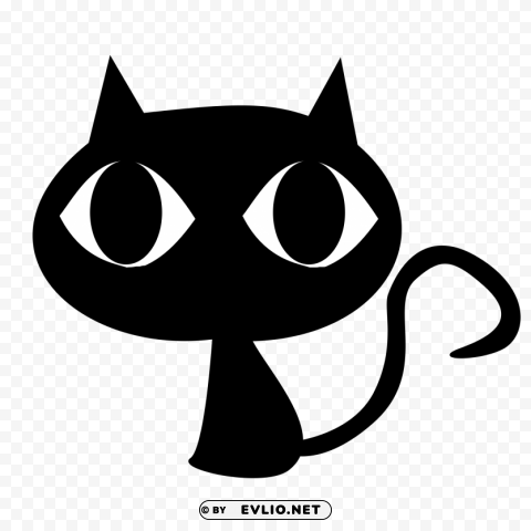 black cat Free download PNG with alpha channel