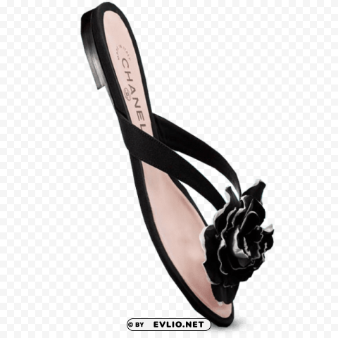 black sandal PNG files with transparent canvas collection