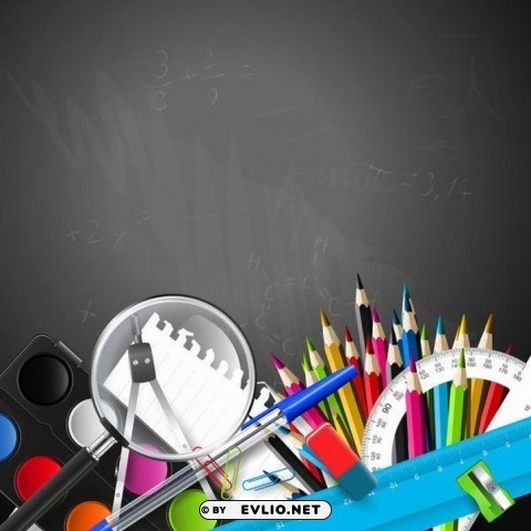 black school board wallpaper Transparent PNG Isolated Object with Detail
