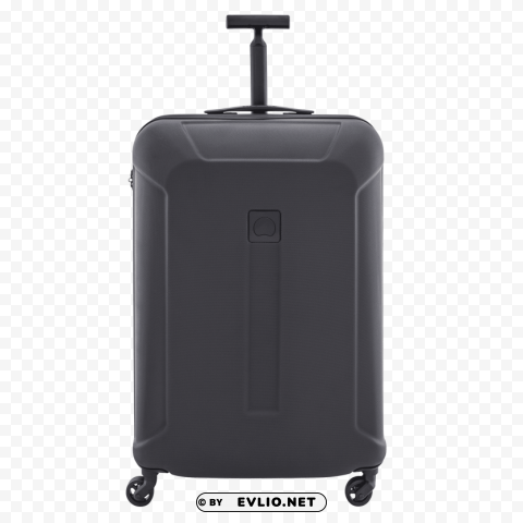 black suitcase Isolated Icon in Transparent PNG Format