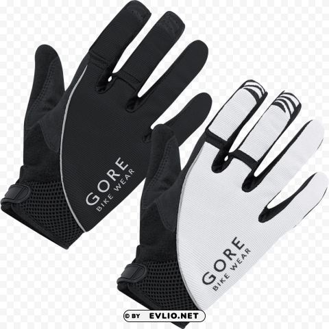 black & white gloves PNG images with high-quality resolution