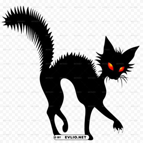 Black Witch Cat PNG Transparent Photos Assortment