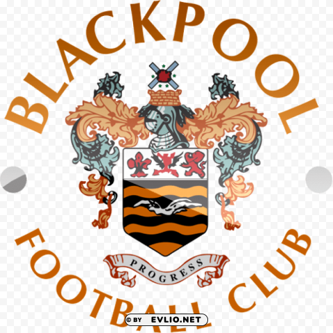 Blackpool Fc Football Logo Isolated PNG Object With Clear Background