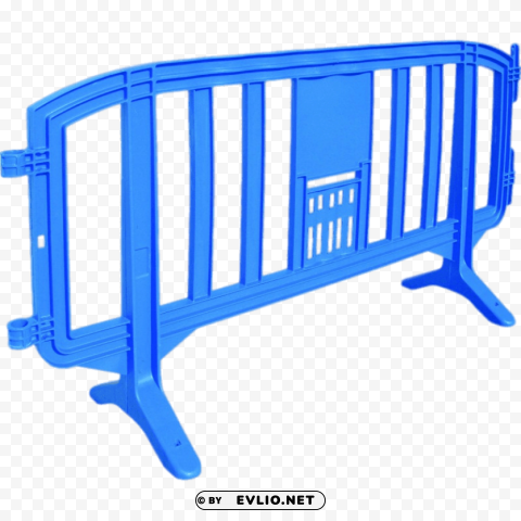 bleu crash barrier plastic PNG graphics with clear alpha channel collection