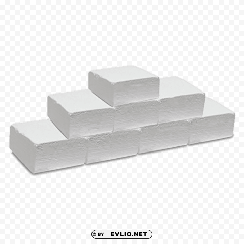 blocks of gymnastics chalk Isolated Object with Transparent Background PNG