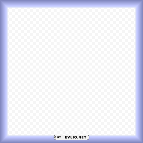 blue border frame PNG images with clear alpha layer