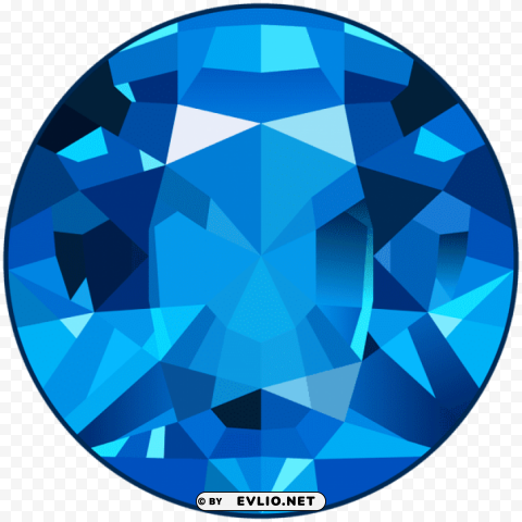 blue gem Transparent PNG Isolated Element