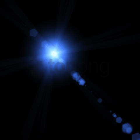 blue lens flare PNG images with transparent overlay