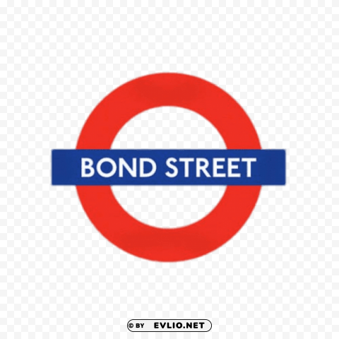 bond street Isolated Item on Clear Background PNG