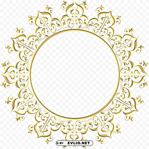 border circle design Isolated Icon on Transparent Background PNG