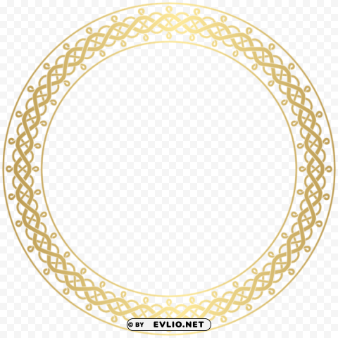 border deco frame transparent PNG Image with Isolated Graphic