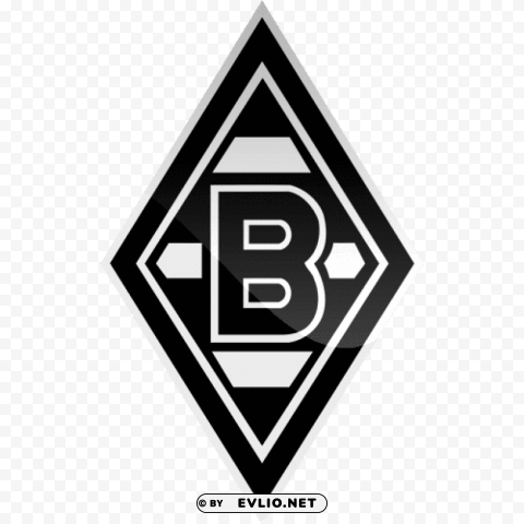 borussia mc3b6nchengladbach logo Clean Background Isolated PNG Character