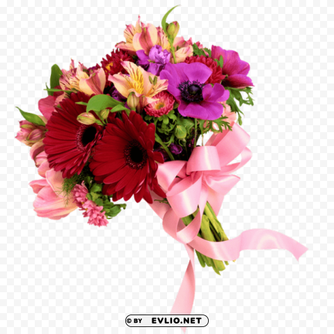 PNG image of bouquet of flowers PNG files with no royalties with a clear background - Image ID ef2d2cea