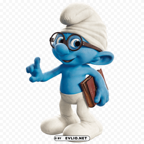 brainy smurf Isolated Icon on Transparent Background PNG