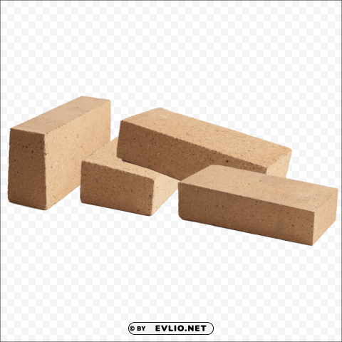 bricks Clean Background Isolated PNG Art