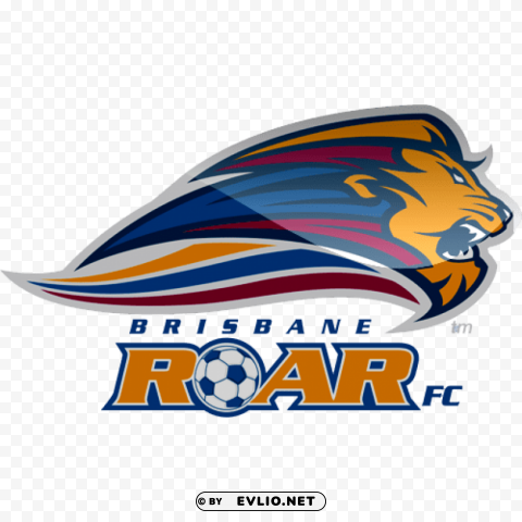 brisbane roar logo PNG Image with Transparent Background Isolation