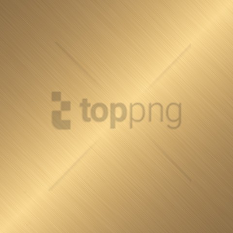 brushed gold texture Isolated Character on Transparent PNG
