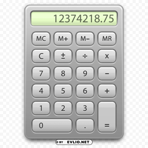 calculator PNG with Isolated Object and Transparency