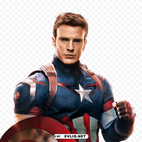 captain america Isolated Graphic on Clear Background PNG clipart png photo - 668a1c52