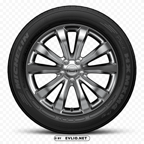 car wheel PNG Isolated Illustration with Clarity