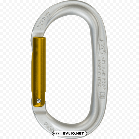 Transparent Background PNG of carabiner Isolated PNG Element with Clear Transparency - Image ID 7bc778ff