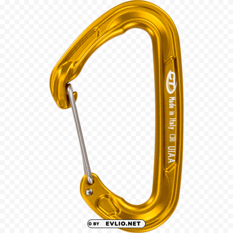 carabiner Isolated Subject on Clear Background PNG