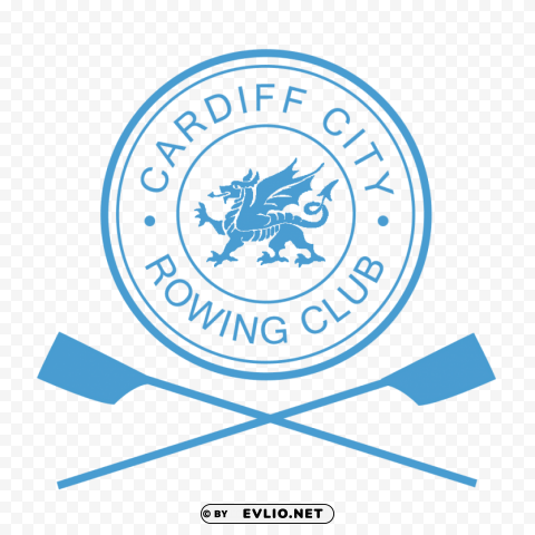 cardiff city rowing club logo PNG Image with Isolated Artwork