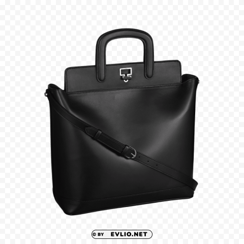 cartier black women bag Isolated Artwork on Clear Background PNG