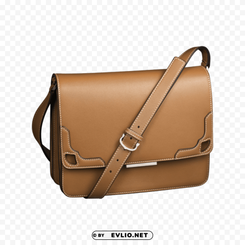 cartier brown women bag Isolated Artwork with Clear Background in PNG png - Free PNG Images ID 8e341bf3