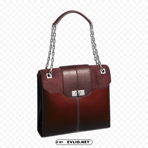 cartier red women bag Isolated Element with Clear Background PNG