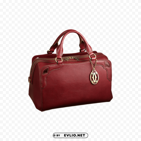 cartier red women bag Isolated Graphic in Transparent PNG Format